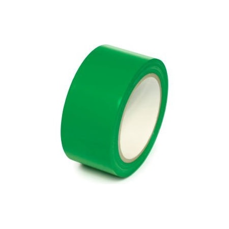 Top Tape And Label Floor Marking Aisle Tape, Green, 2"W x 108'L Roll, PST211 PST211
